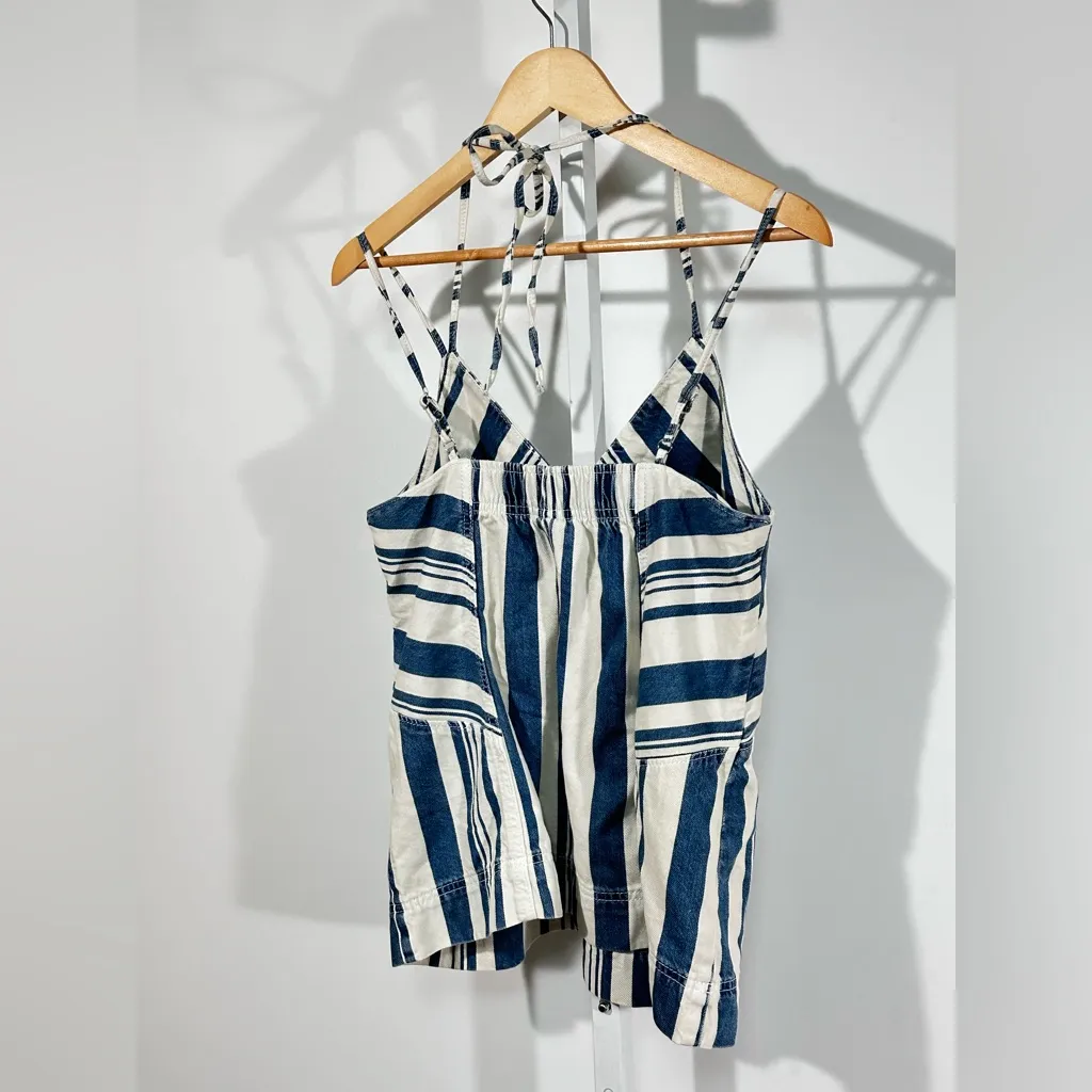 Universal Threads Universal Thread Blue & White Striped Cami Top (Size S) - Image 2