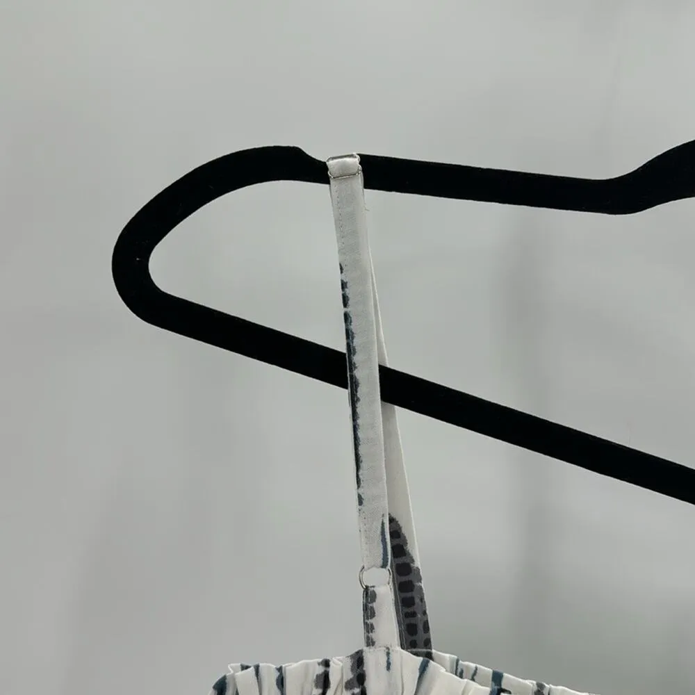 Soft Surroundings Monterey Maxi Dress Smocked adjustable straps summer size L - Image 8