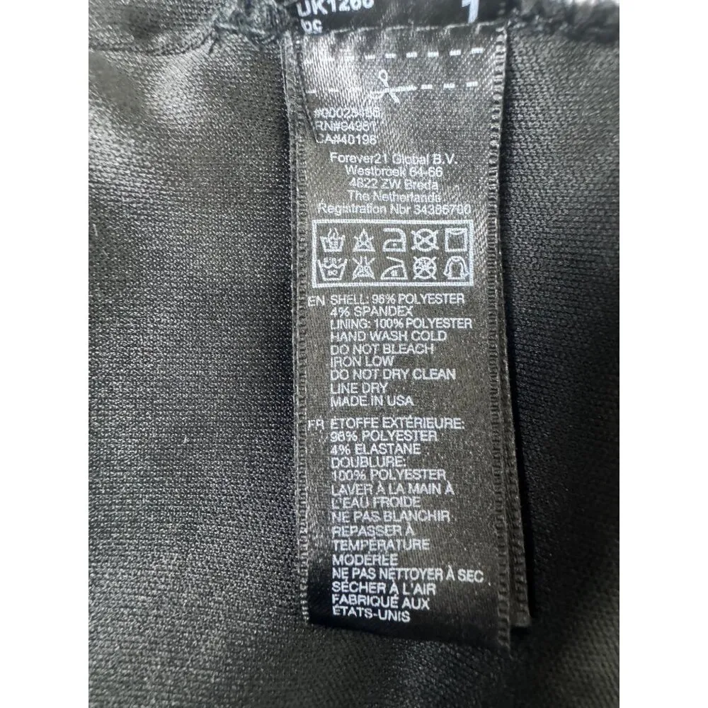 Women's Forever 21 Animal Print Boat Neck Ruched Mini Dress Size Medium - Image 8