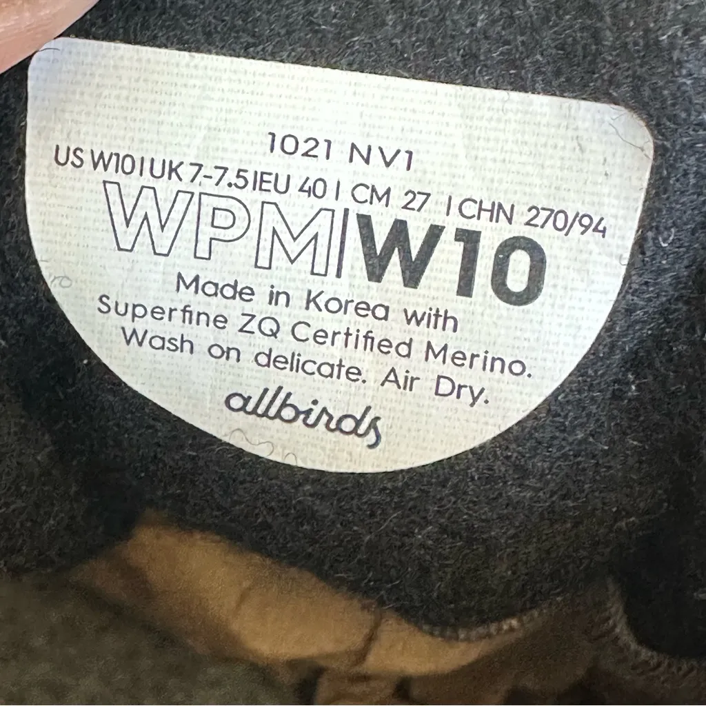 AllBirds WPM Womens Sz US 10 Wool Piper Mids Split Tartan Plaid Limited Edition - Image 3