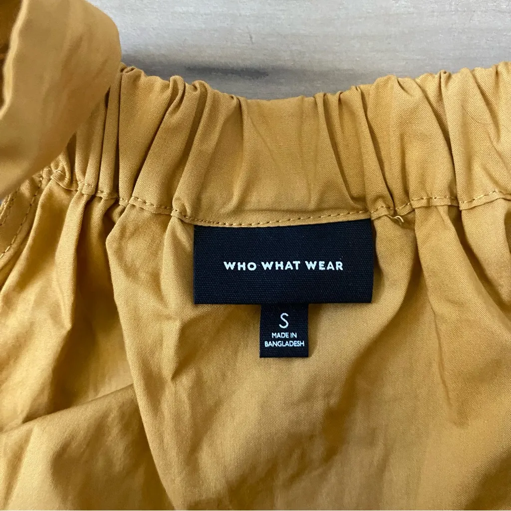 Who What Wear Mustard Yellow Sleeveless Top - Image 3