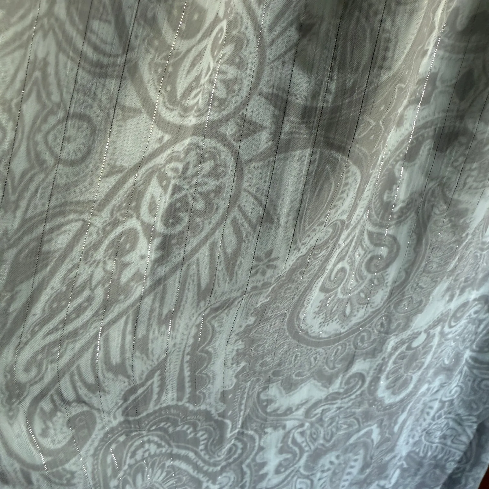 TJD The Jetset Diaries | Medusa Gray and cream halter neck Tie waist Maxi Small - Image 5