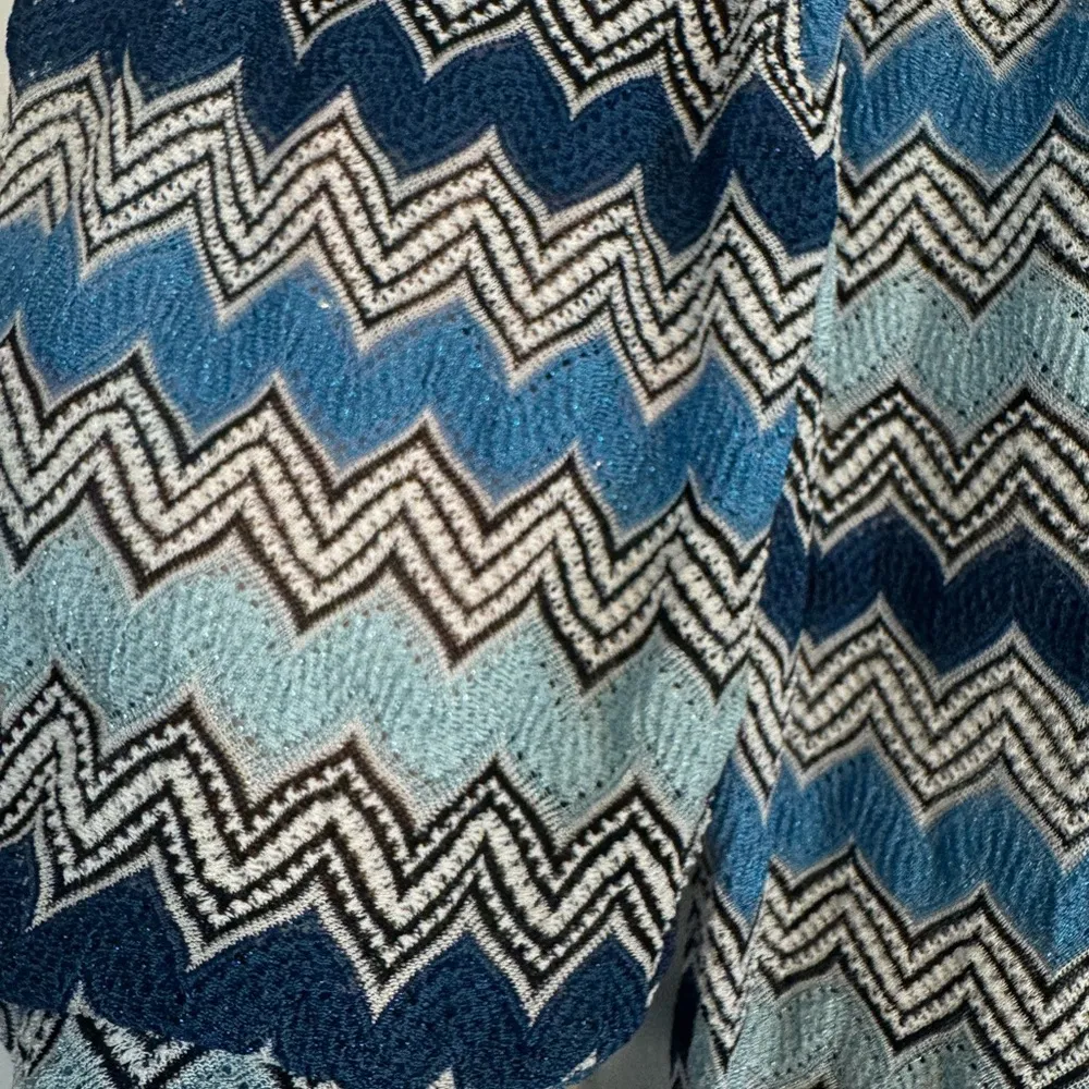 NWT MISSONI KNIT PANTS BLUE WHITE - Image 11