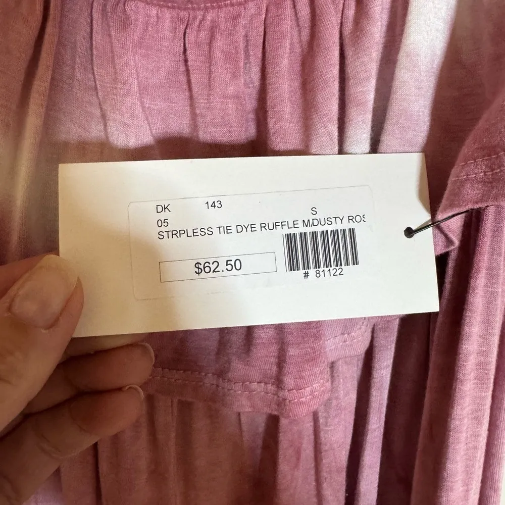 NWT Strapless Tiedye Dress, 1.4.3 Story, M‎ - Image 3