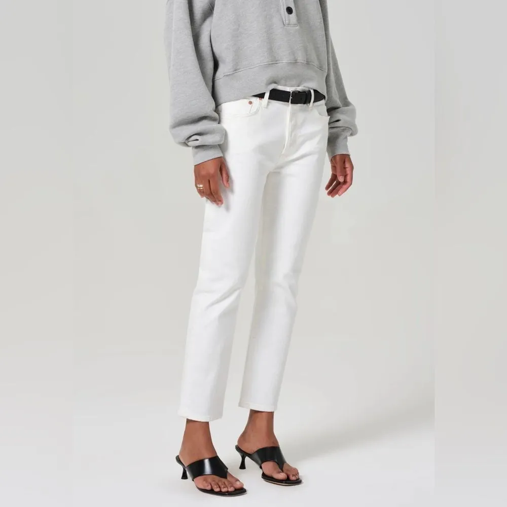 Citizens of Humanity COH Emerson Slim Boyfriend Jeans in White Size 30 - Image 10