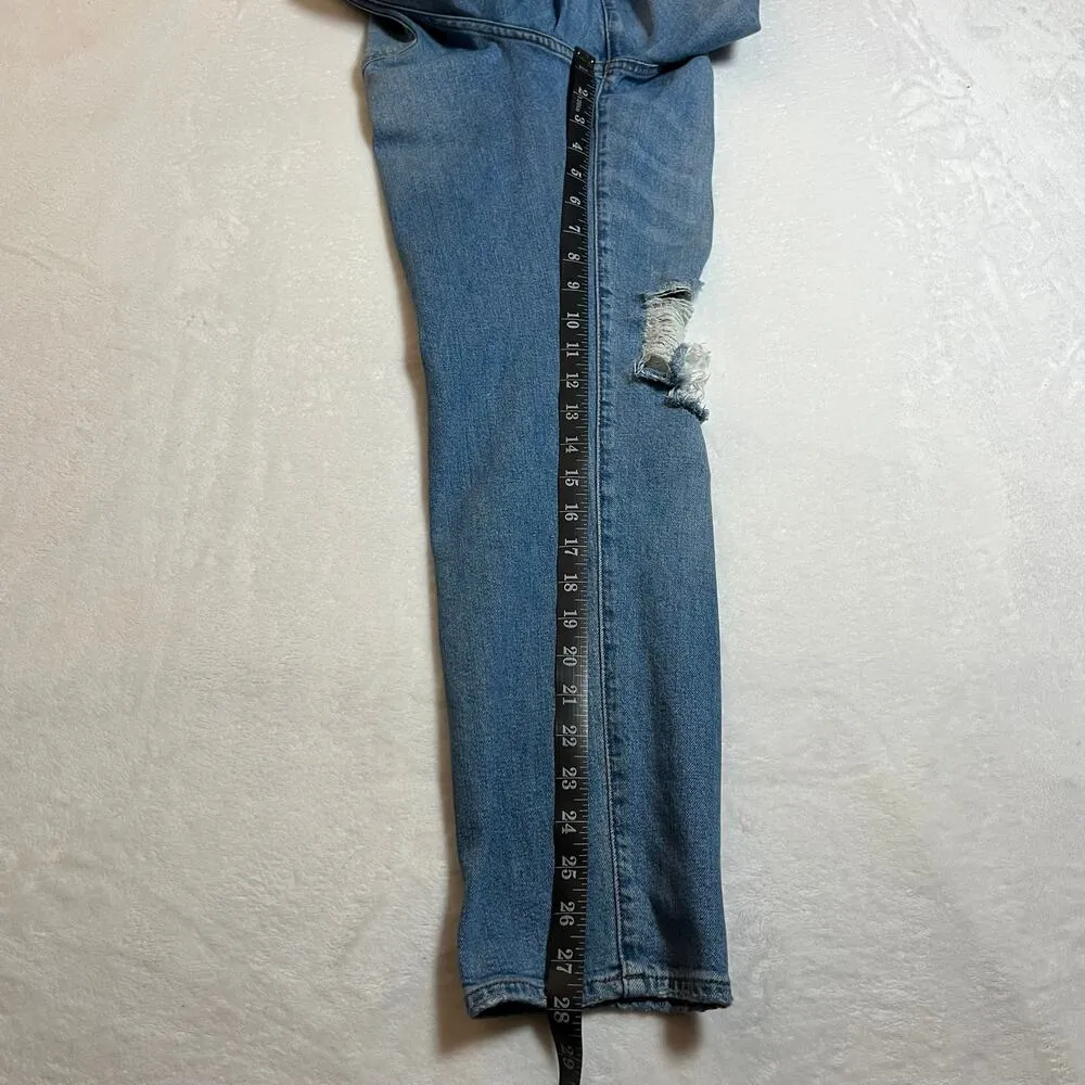 Madewell High Rise The Perfect Vintage Jeans Size 30 Distressed Casual Preppy - Image 15
