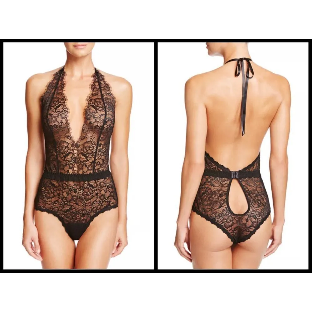 💕HANKY PANKY💕 After Midnight Wink Plaything Bodysuit ~ Black Large L NWT - Image 9