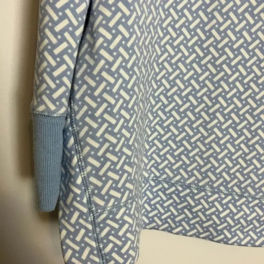 Bundle of T by Talbots Blue & Gray Comfy Cozy Soft Zig Zag Geo Pullover Sweaters - Image 6