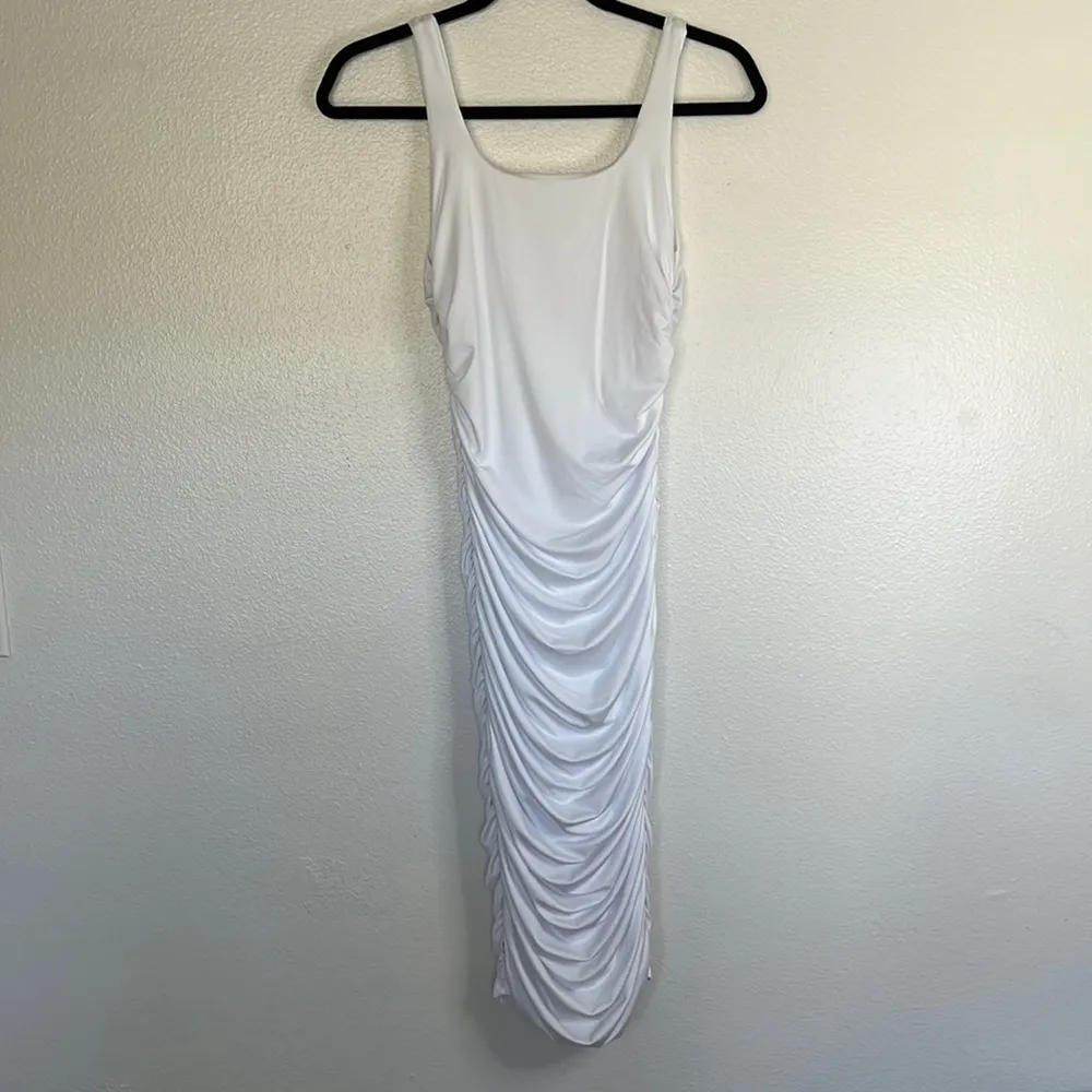 NWOT BEAGIMEG Sexy Bodycon Sleeveless Ruched Tank Top Casual Dress sz S - Image 2