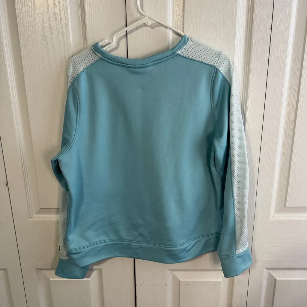 Under Armour loose blue white sweatshirt size XL - Image 4