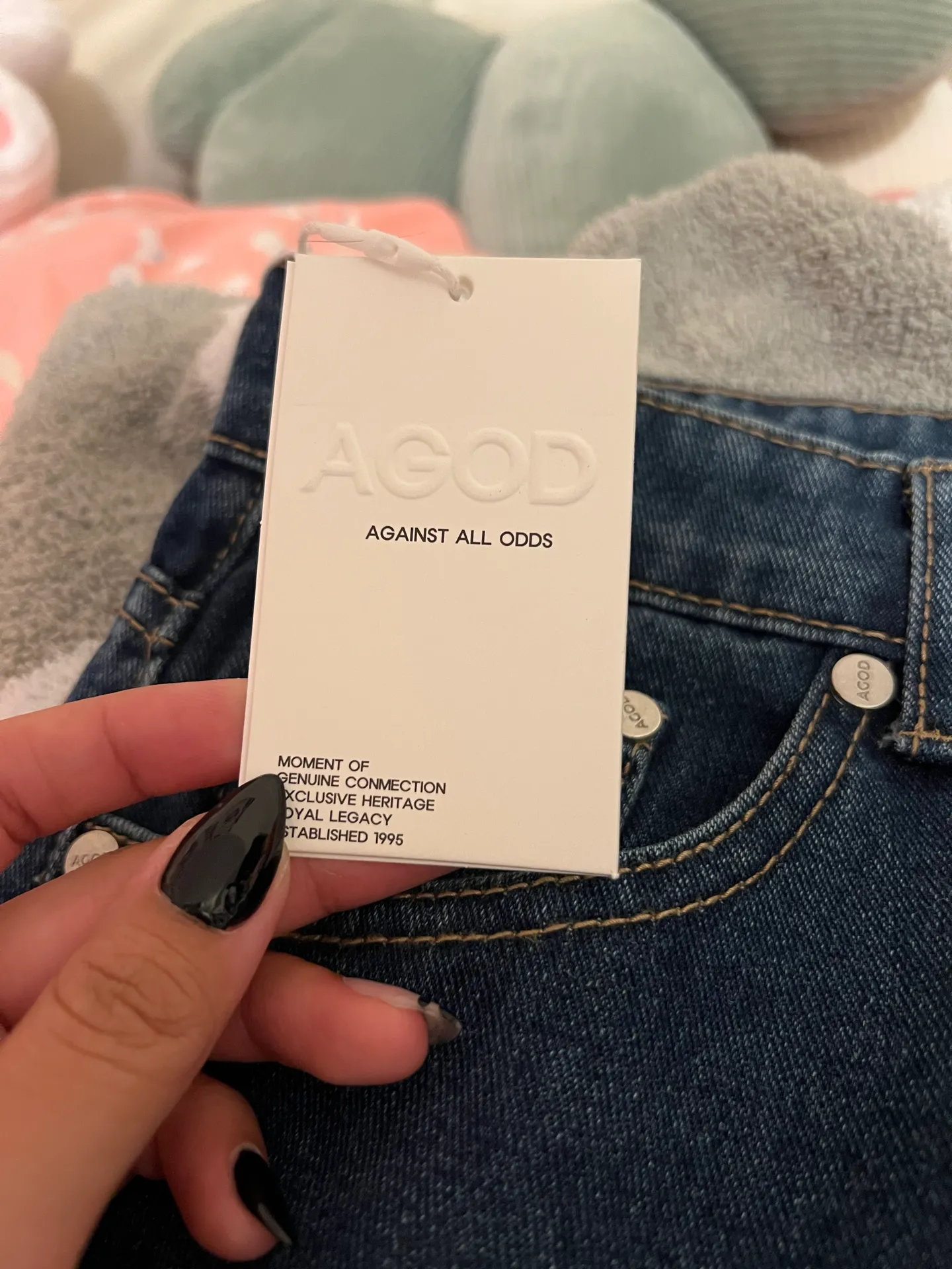 Baggy Denim Wide Jeans Blue - Image 5