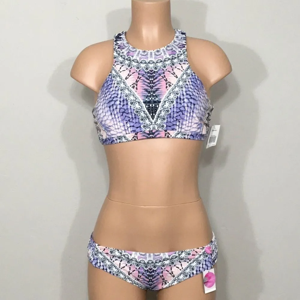 RAISINS high neck lace up bikini. NWT - Image 5