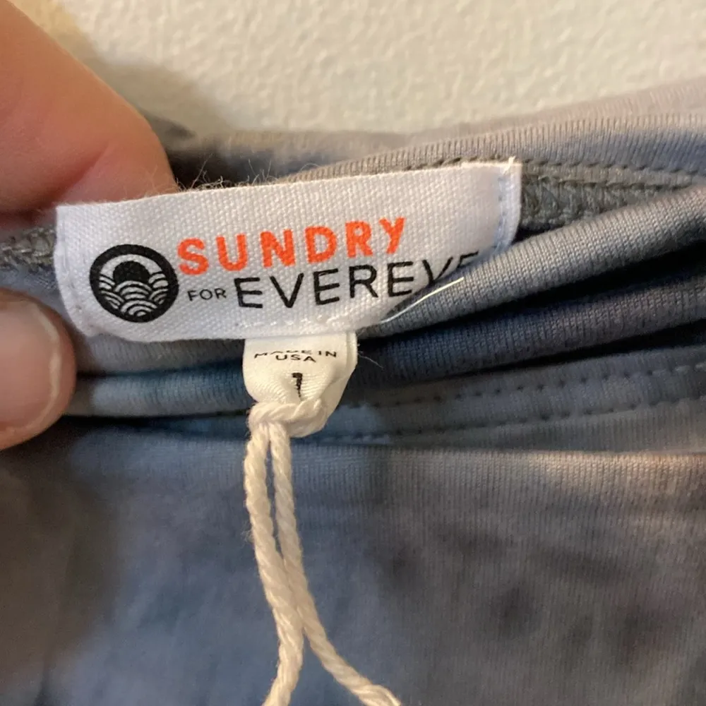 Sundry Slit Skirt Tie-Dye Maxi in Blue size 1 / small. Buttery soft w/ stretch - Image 4