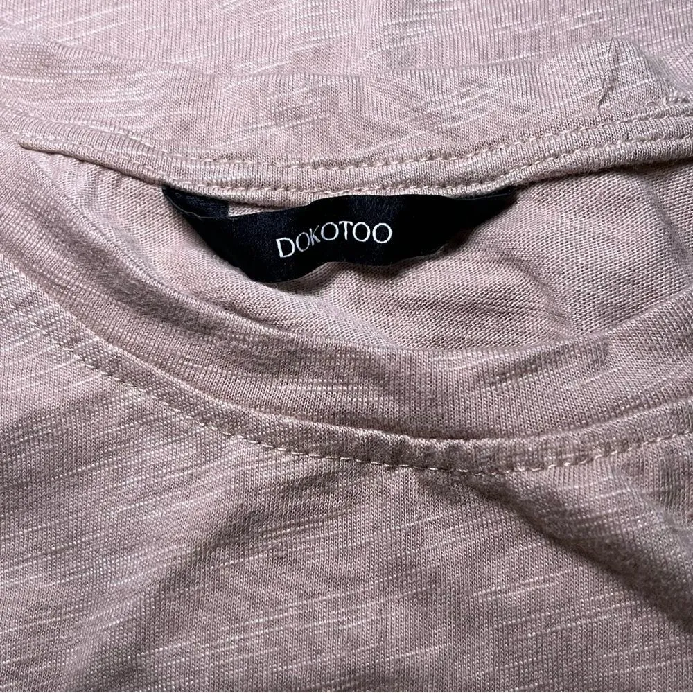 Dokotoo Tank Top Heather Brown Size Small Tan - Image 3