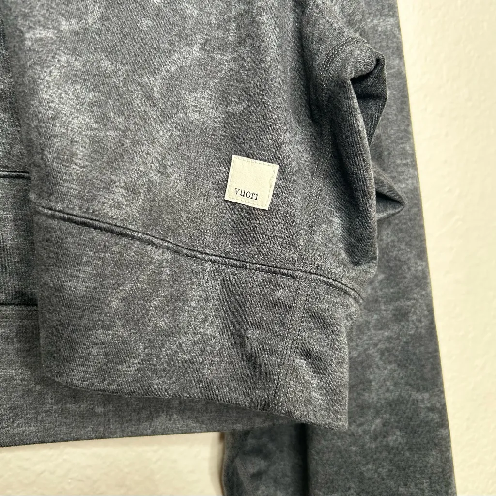 Vuori Halo Crop Funnel Neck grey large - Image 8