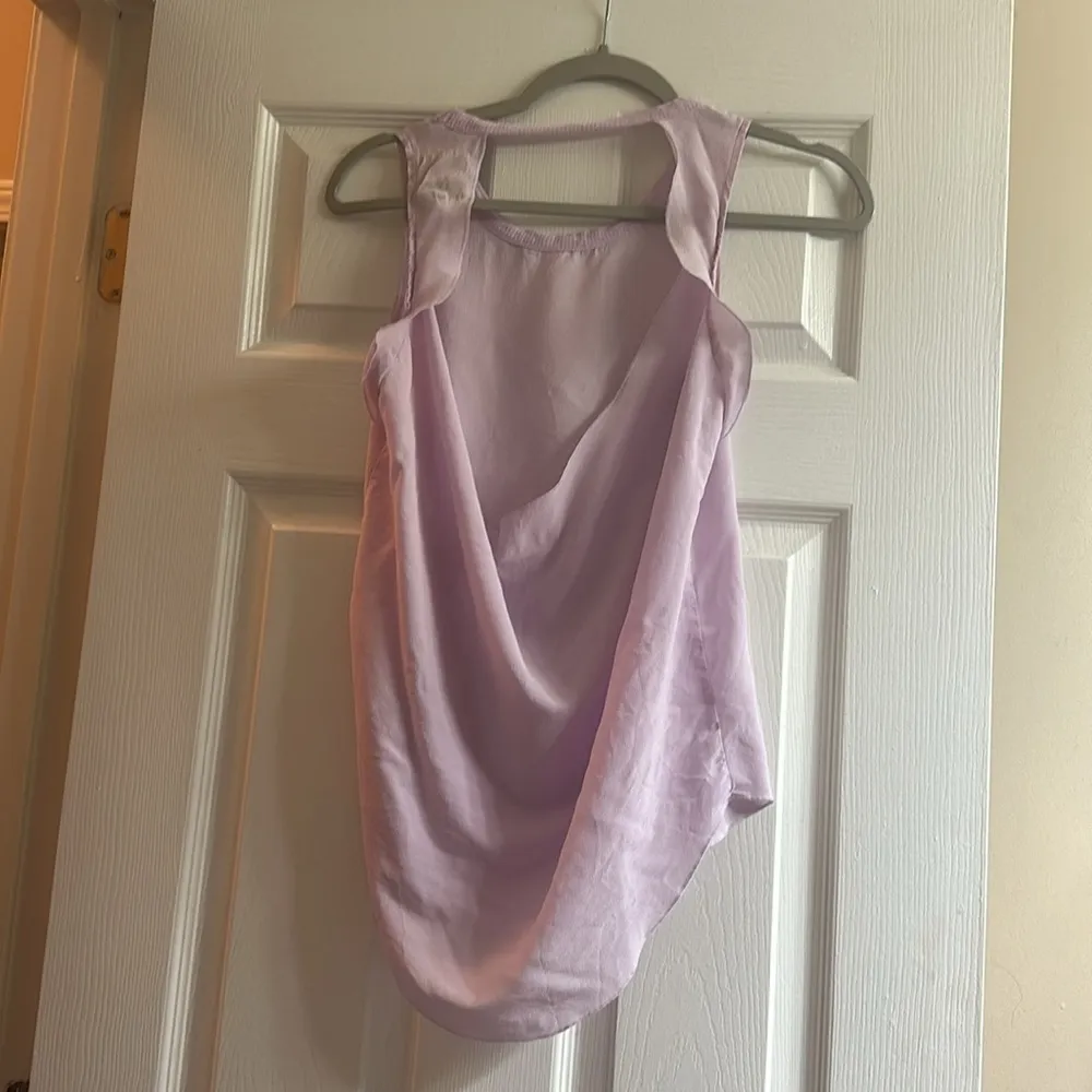 Lilac Backless Shirt - Image 4