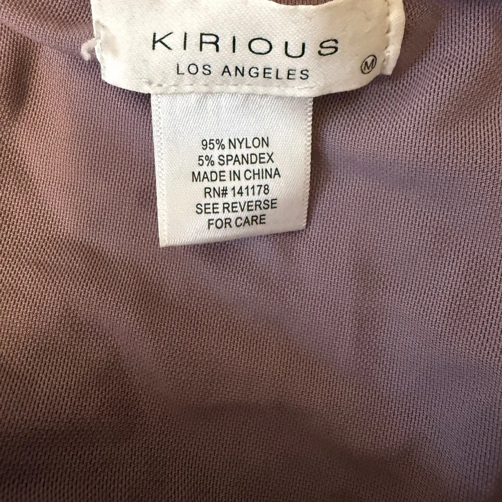 Kirious Los Angeles Bustier Corset Cropped Lace Blouse Lavender Purple Medium ￼ - Image 3