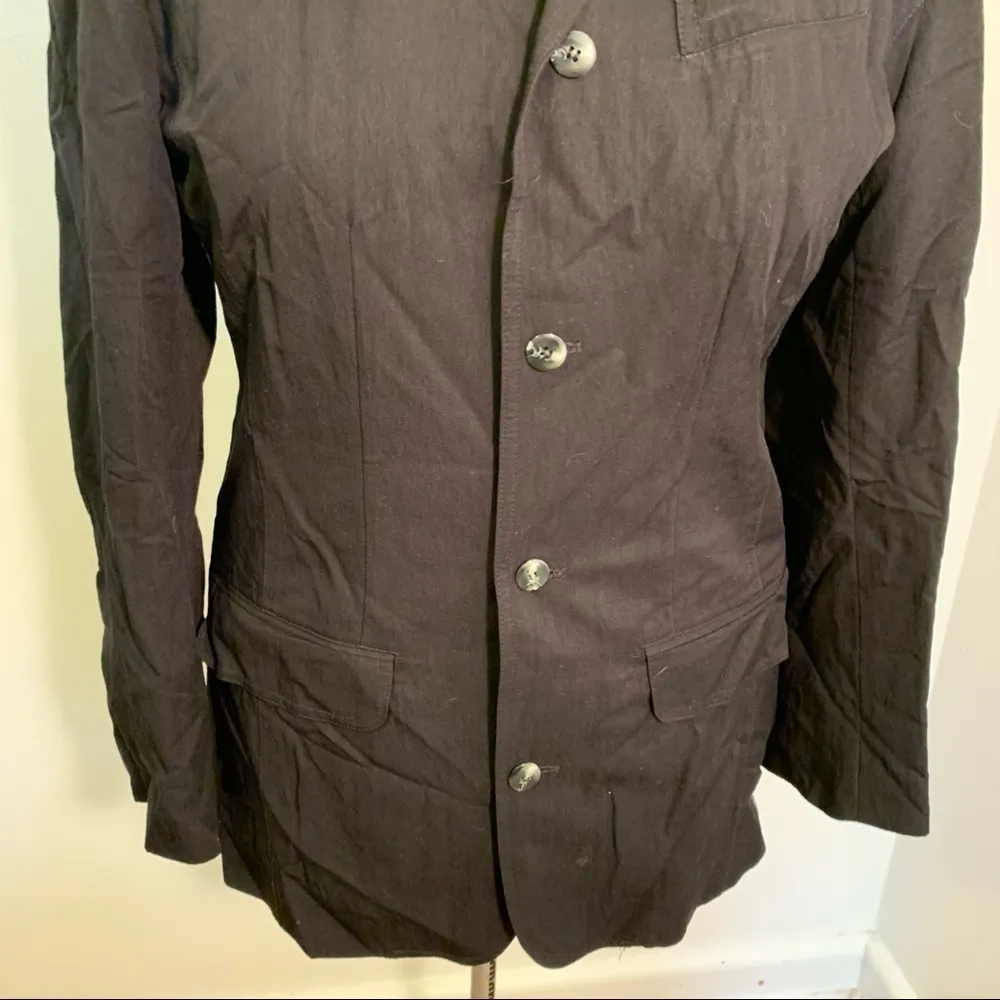 Lizwear Button Down Jacket Black - Image 3