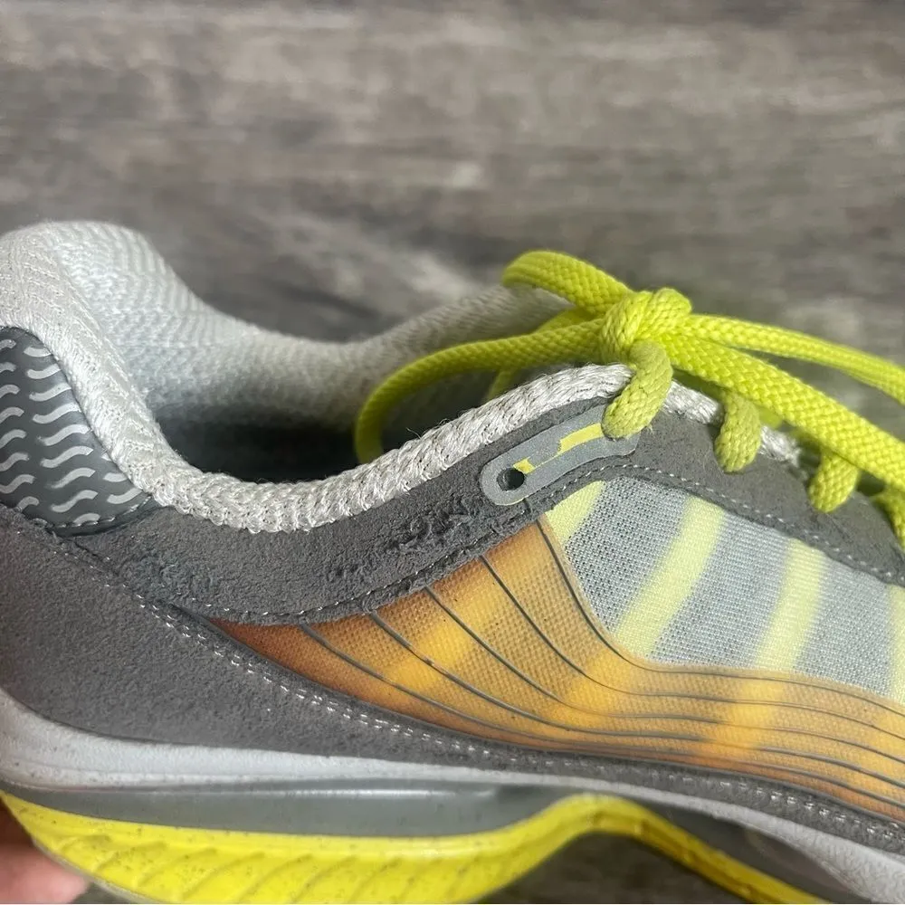 Skechers Resistance Shape Ups Women Sz 9.5 Kinetic Sneakers Charcoal/Lime 12370 - Image 10