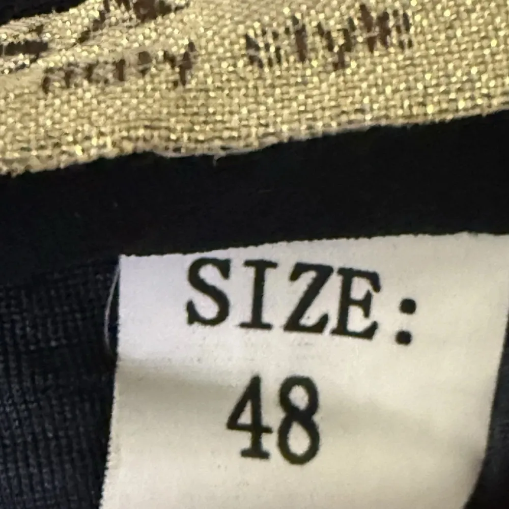 Elisa Fanti Skirt Italian Designer IT 48 US XL See Measurements Navy Boho Blue - Image 7