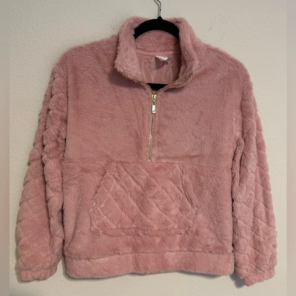 No Boundaries Blush Teddy Jacket - Image 5