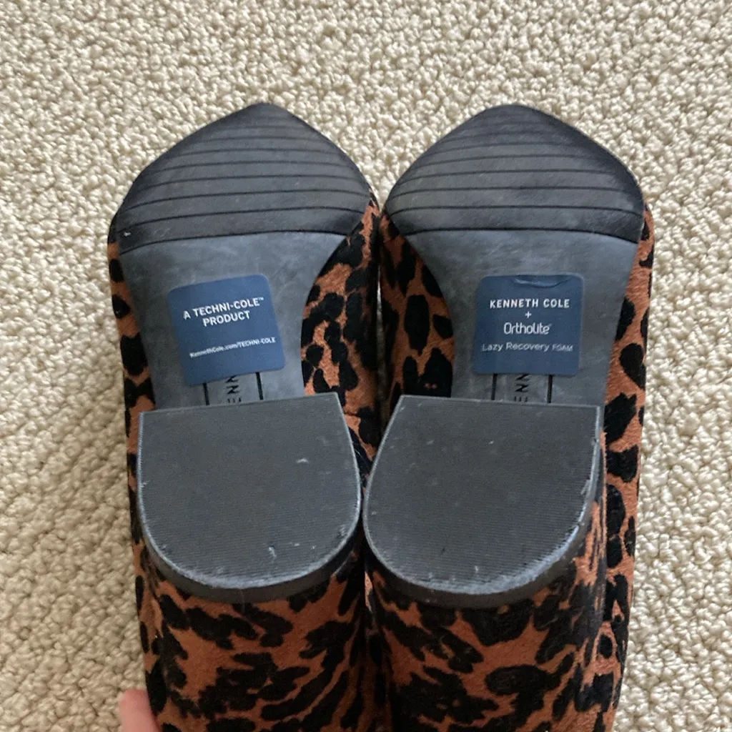 NEW Kenneth Cole Animal Print Block Heels Pumps Women’s Size 8 Ortholite NWOB - Image 11