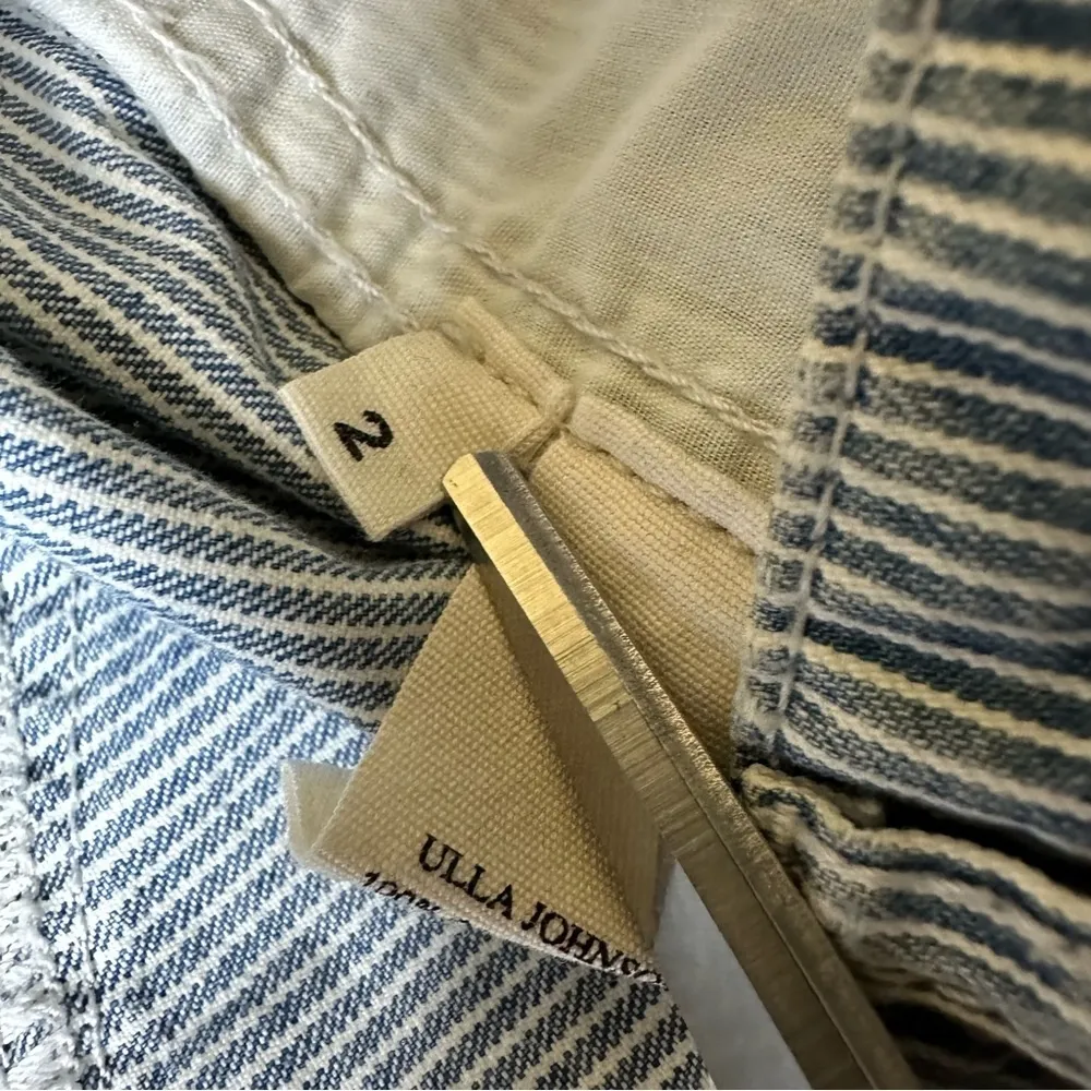 Ulla Johnson Tie Waist Railroad Stripe Jeans - Image 11