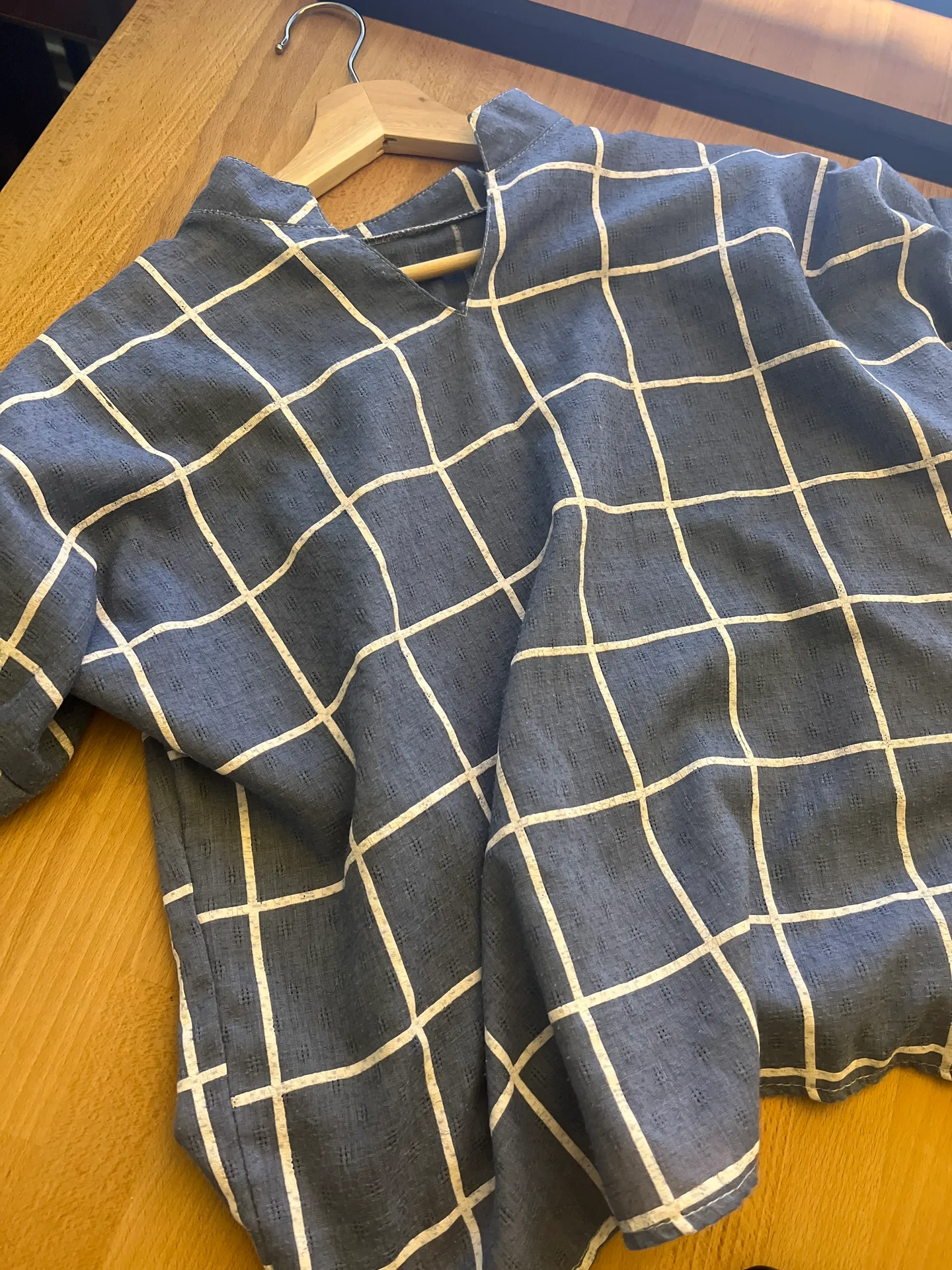 Nordstrom Checkered Tee Shirt  - Image 3