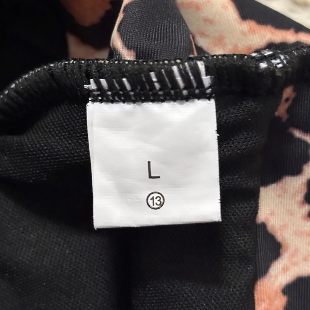 Black and Brown Leopard Print Bikini Bottom Size L Size L - Image 6