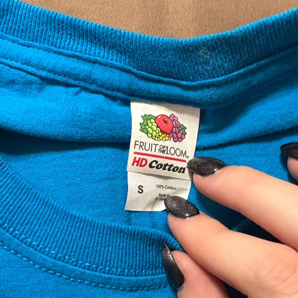 Fruit of the Loom Blue Maui Hawaii Long Sleeve Top - Image 5