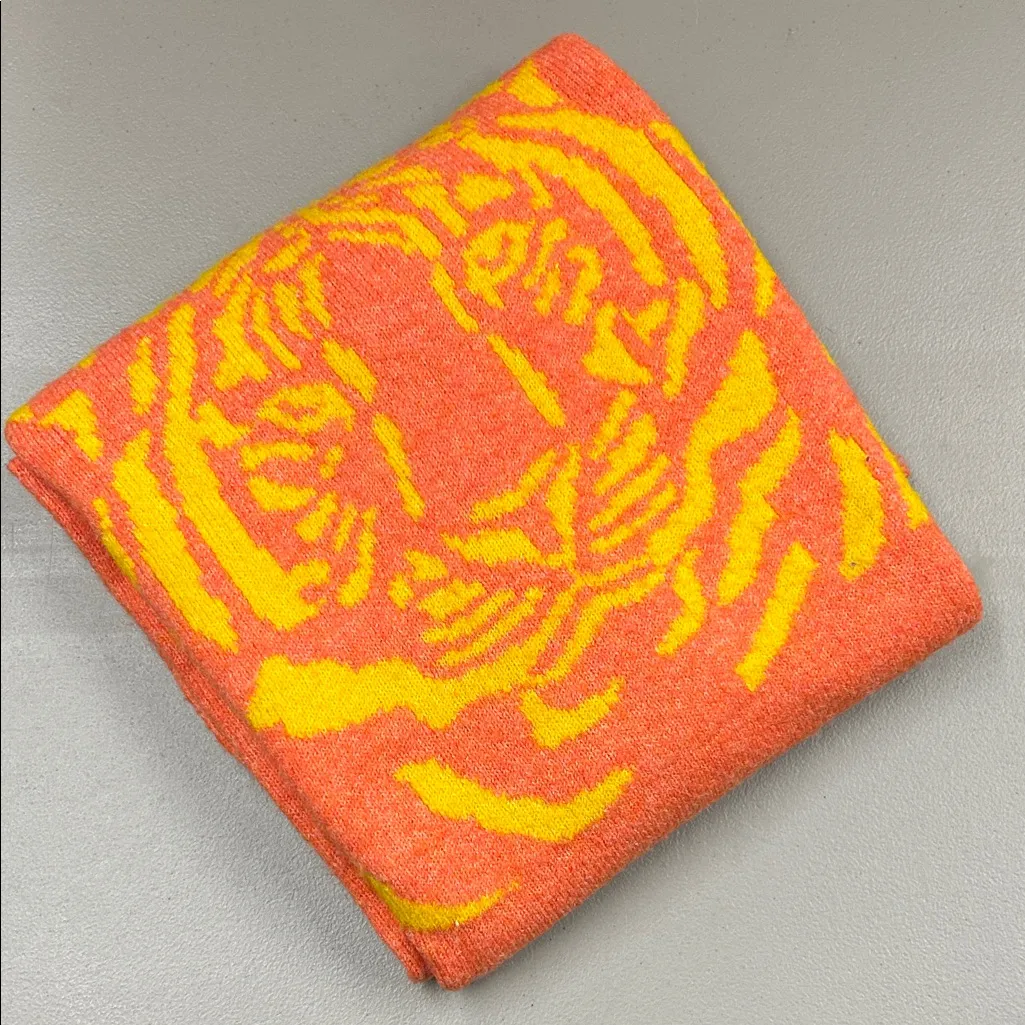 Torrid Sweater 1X Pullover Tiger Print Orange Raglan Crew Top Plus Size Shirt - Image 9