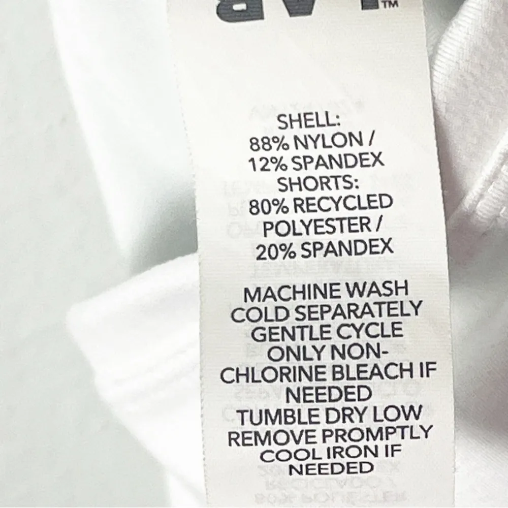 JOY LAB White Pleated Back Waist Zip Pocket  Tennis Fishing Golf Skirt Size XL - Image 4