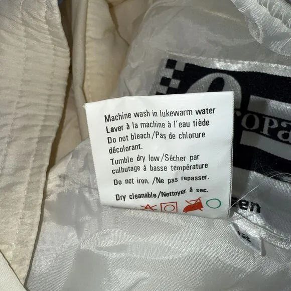 Women Vintage 80s Ski Pants‎ Europa H/H Helly Hansen Size 12 Cream - Image 15