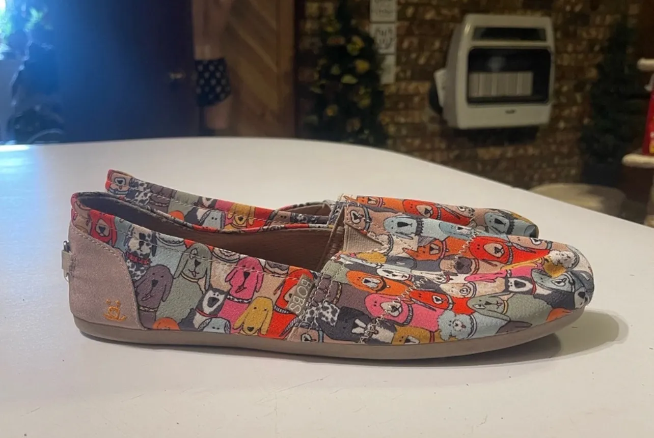 Skechers BOBS Women’s Size 11 Multicolored Wag Party Slip On Shoes - Image 2
