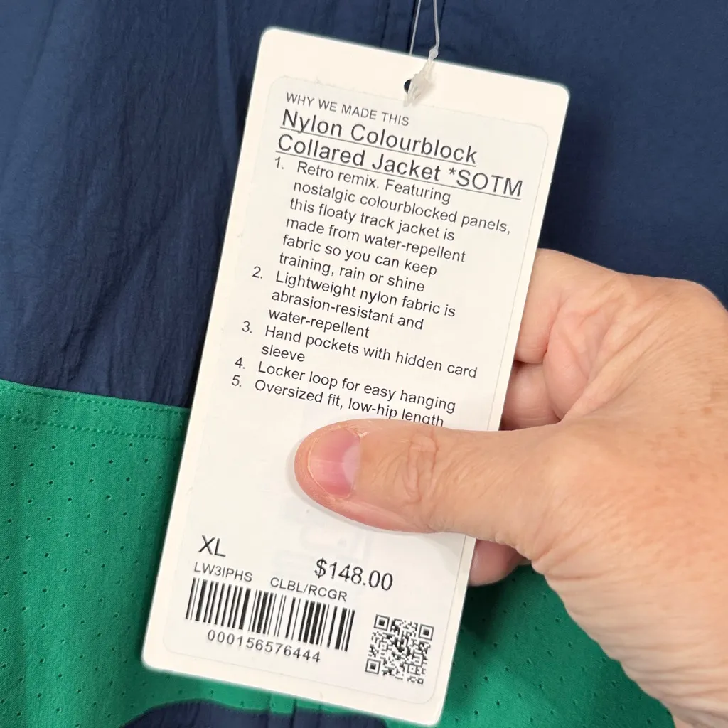 Lululemon Nylon Coulorblock Collared Jakcet *SOTM retro remix - Image 4