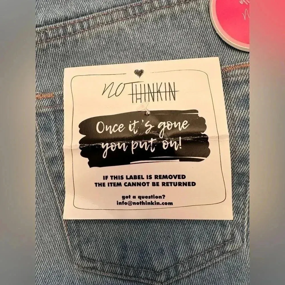 Light Blue Jeans Bermuda‎ Shorts Distressed High Waisted Size M /28 - Image 7