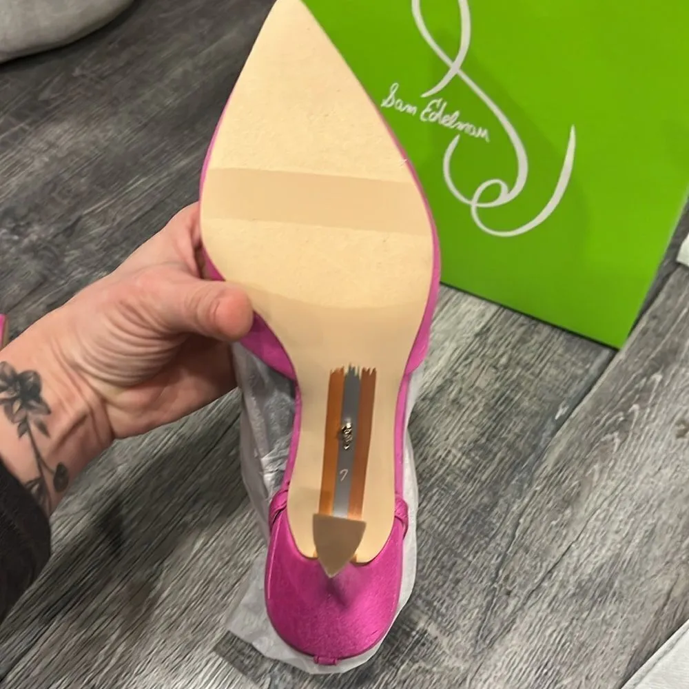 Free People x Sam Edelman NIB Halie Dahlia Satin heel - 7 - Image 10