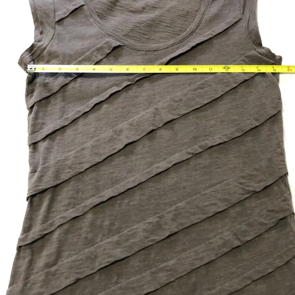 Calvin Klein Brown Ruffle Shirt XS - Image 3