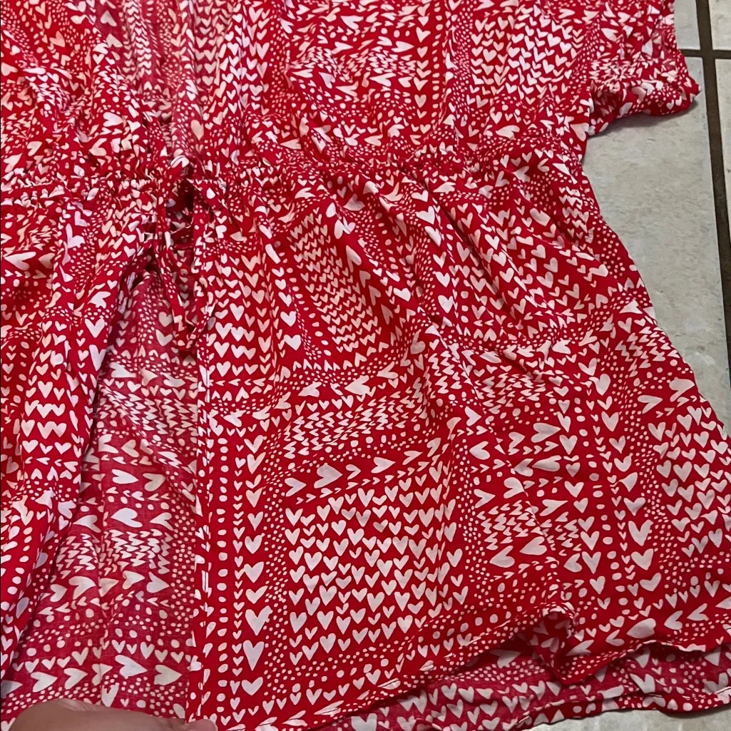 Victoria’s Secret Sweetheart Kimono Valentine Day Patterned Top - Image 4