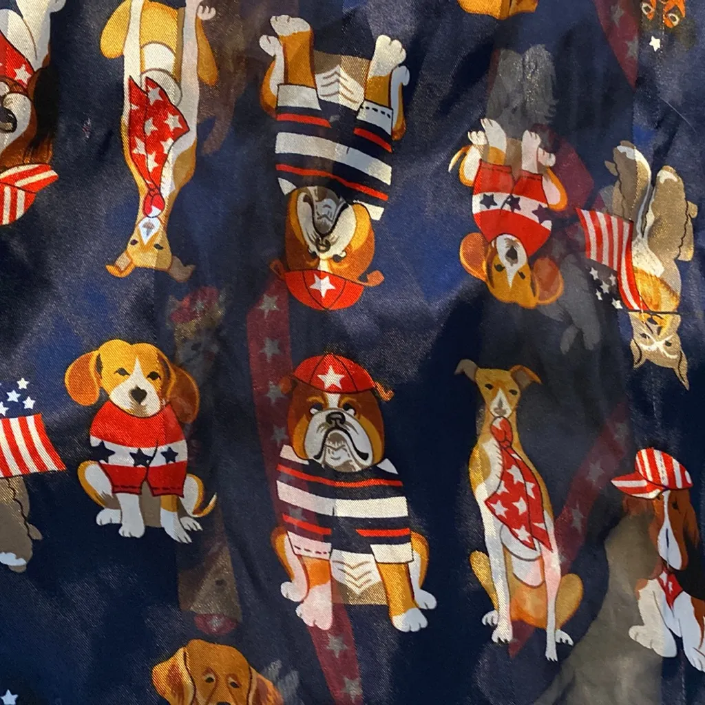 Patriotic dogs on a fun scarf - Image 4
