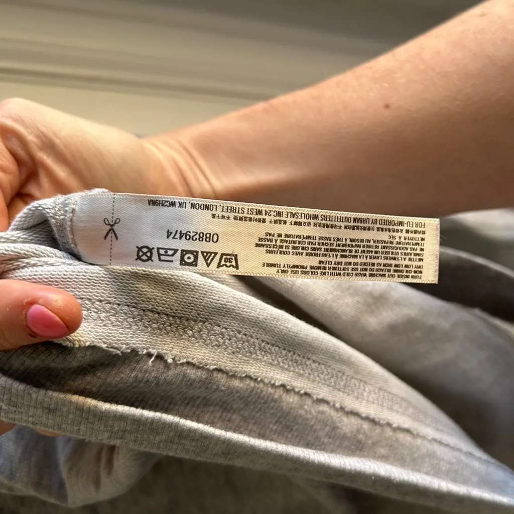 FP Movement by Free People Cowl Neck Pullover Gray Size L - Image 4