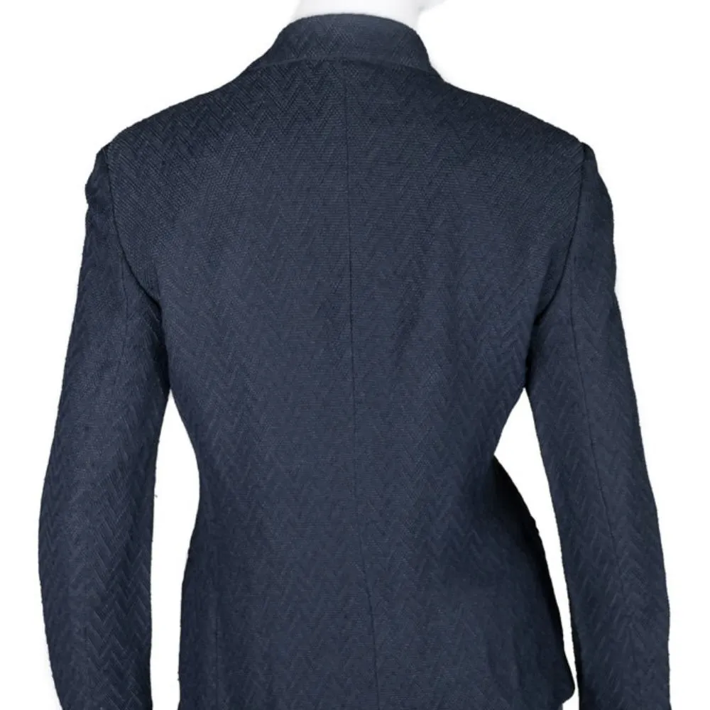 💙💖 Vintage Emporio Armani Navy Blazer - Image 4