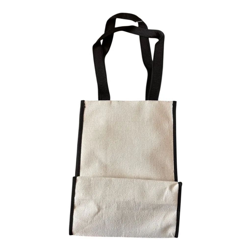 Fido brand citrus tote by B. Bag Barganza farmers market dog lover small tote Black - Image 5