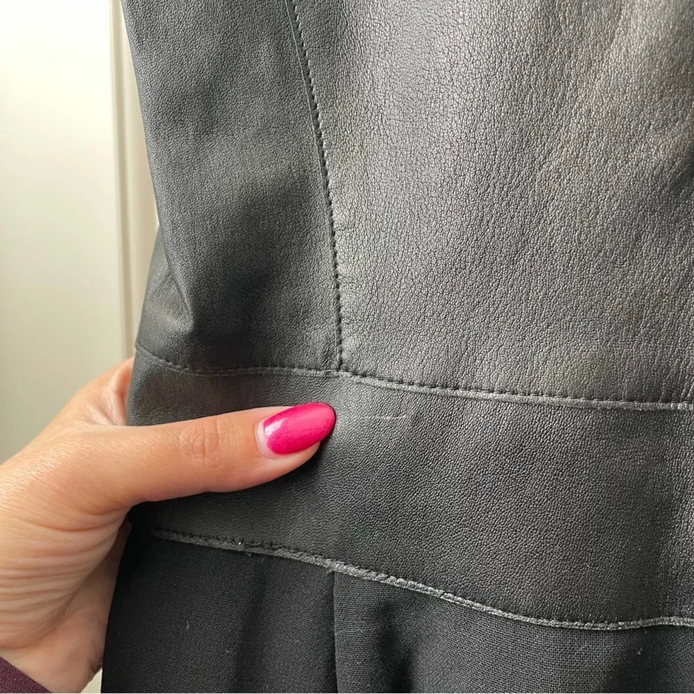 Akris Punto Leather Dress Black - Image 99