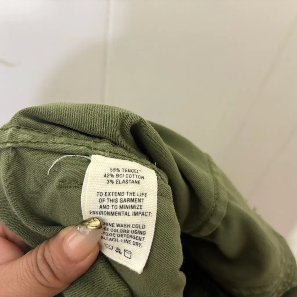 Alex Mill Expedition Twill Jumpsuit Army Olive Green Size S Utility Boiler Suit - Image 14