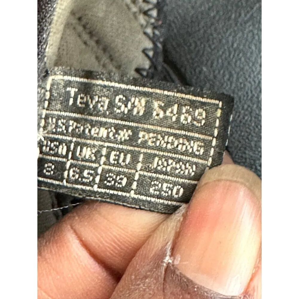 Teva Sandals Shock Pad Slip-On Black & Brown Size 8 M Comfortable & Durable - Image 5