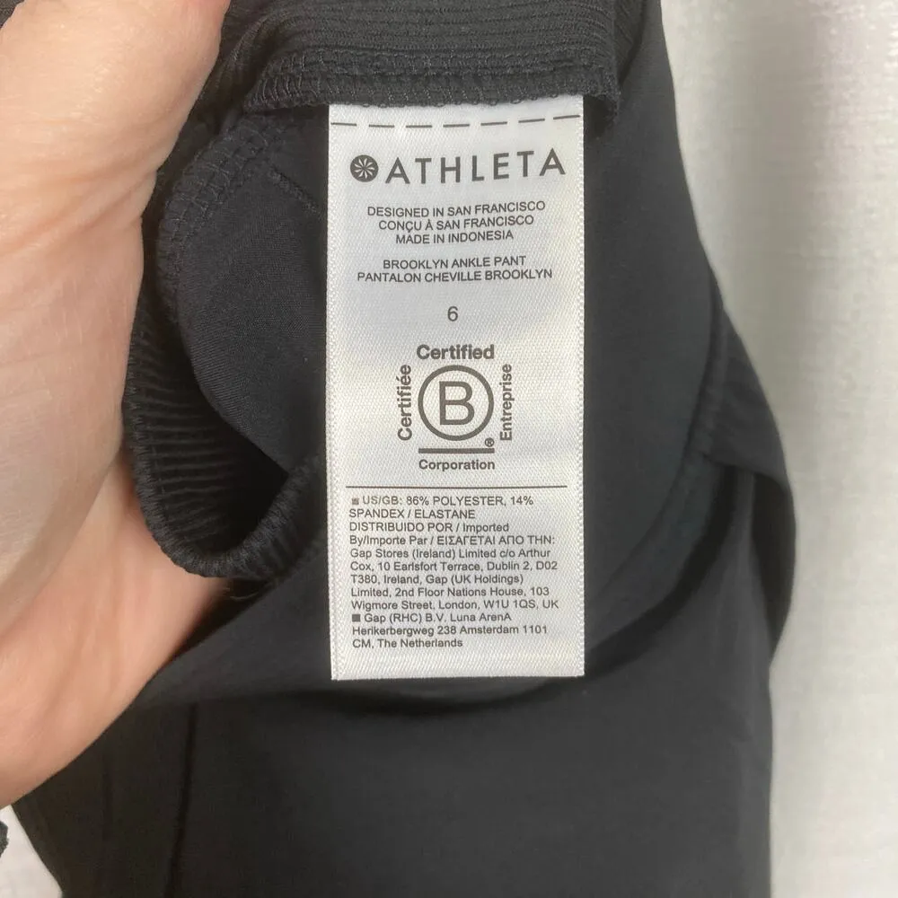 Athleta Black Brooklyn Mid Rise Ankle Pants Sz.6 - Image 15