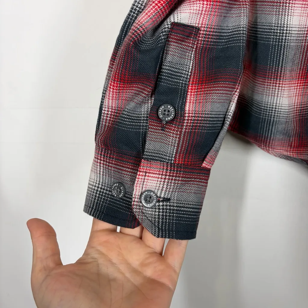 NWT DIXXON Women’s Equalizer Flannel Size Medium Red - Image 4