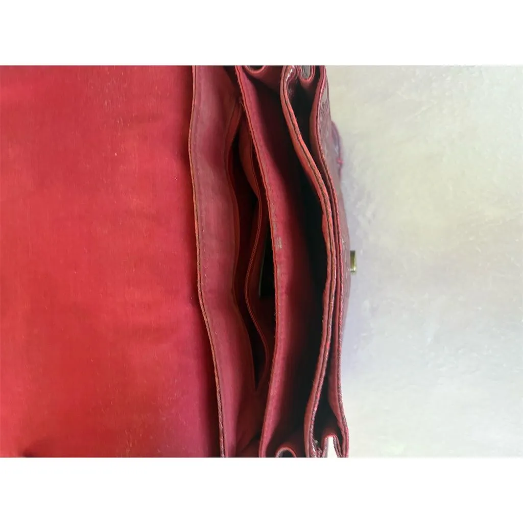 Relic Women's Burgundy Red Embossed Paisley Shoulder‎ Bag - Image 6