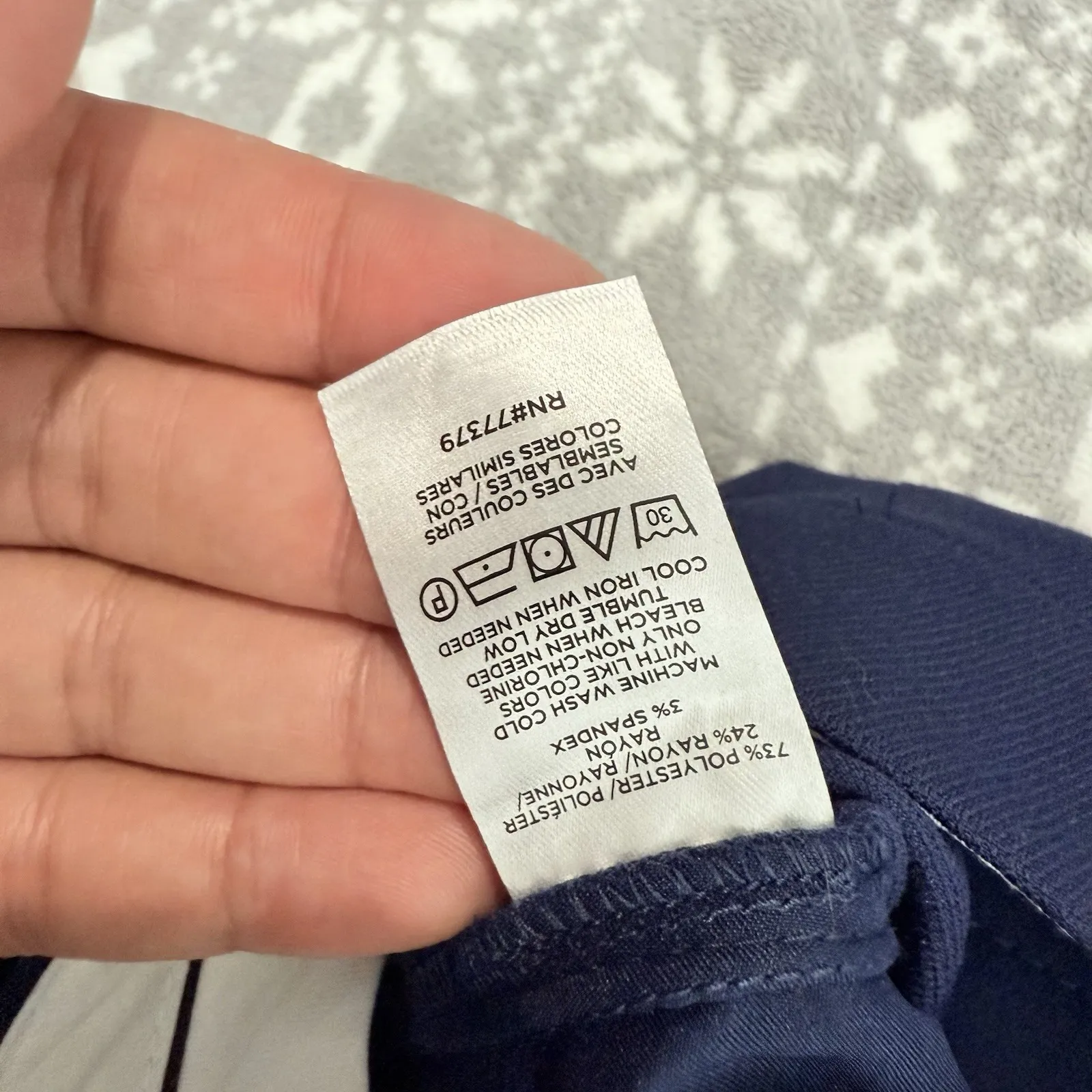 NWOT Ann Taylor The‎ Petite Pleated Wide-Leg Pant in Textured Drape Navy Size 14 - Image 6